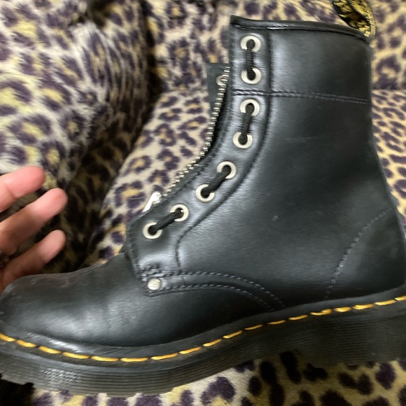 Dr Martens 1460 Double Zip leather lace or zip boots 6 - Picture 5 of 9